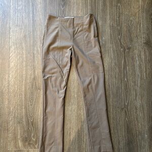 Mm LaFluer Foster Stretch Pants in Camel